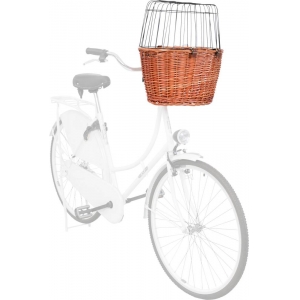 Front bicycle basket, 44 × 48 × 33 cm, nature