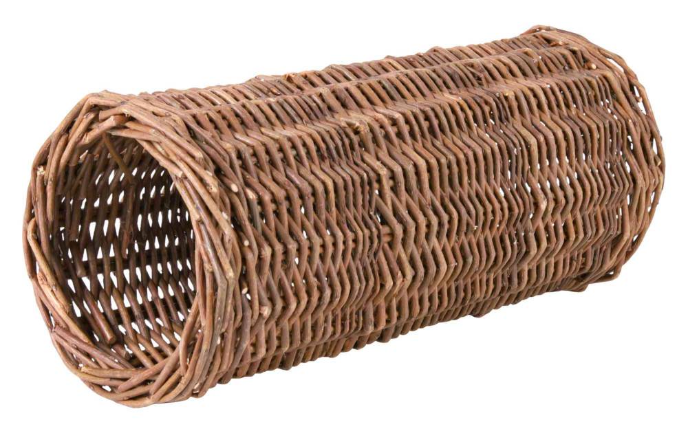 Tunnel, guinea pigs, wicker, ø 15 × 33 cm