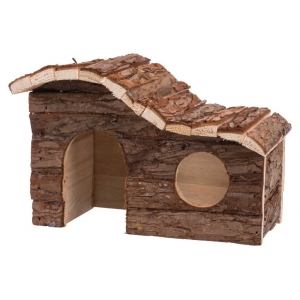 Hanna house, hamsters, bark wood, 26 × 16 × 15 cm