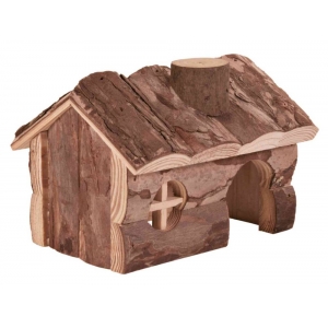 Hendrik house, hamsters, bark wood, 14 × 11 × 11 cm