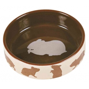 Bowl, hamster motif, ceramic, 80 ml/ø 8 cm
