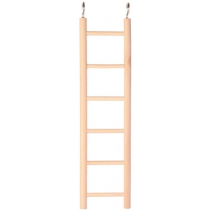 Ladder, wood, 6 rungs/28 cm