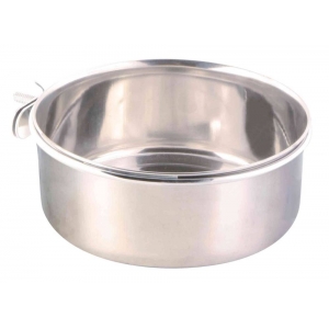 Bowl, stainless steel, with holder for screw fixing, 900 ml/ø 14 cm