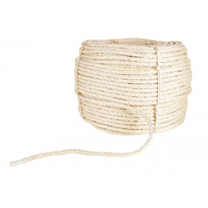 Sisal rope (roll: 220 m), 1 m/ø 10 mm