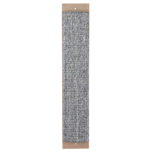 Scratching board, sisal rug, catnip, 11 × 60 cm, grey