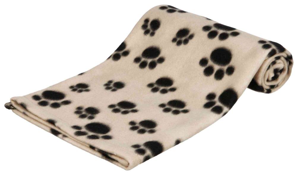 Beany blanket, fleece, 100 × 70 cm, beige