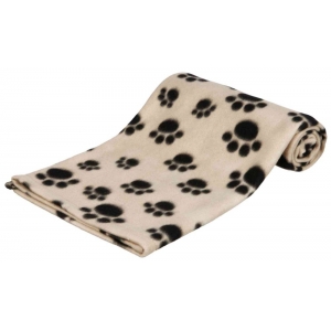 Beany blanket, fleece, 100 × 70 cm, beige