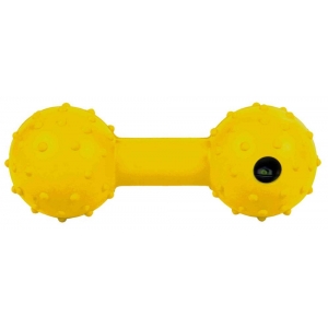 Dumbbell with bell, natural rubber, 12 cm