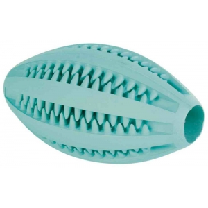 Denta Fun rugby ball, mint flavour, natural rubber, 11 cm