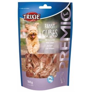 Koera maius PREMIO Rabbit Cubes 100g