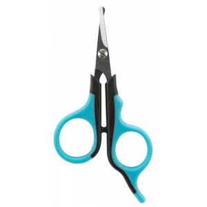 Face and paw scissors, plastic/stainless steel, 8 cm