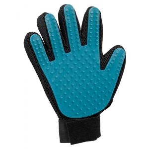 Fur care glove, mesh material/TPR, 16 × 24 cm