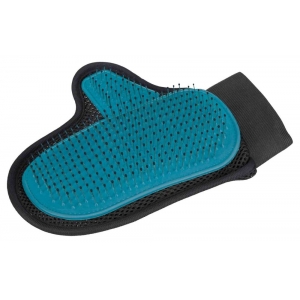 Fur care glove, mesh material/TPR/metal bristles, 18 × 24 cm