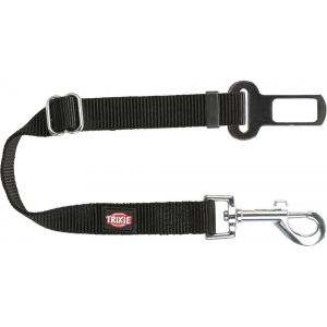 Seatbelt for car harnesses, XS–S: 30–45 cm/20 mm, black