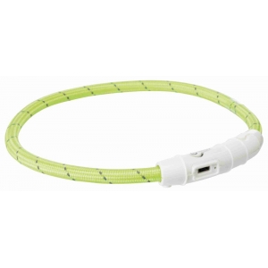 Kaelarihm Flash light ring USB L-XL 65cm green