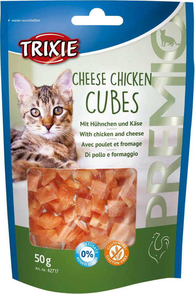 PREMIO Cheese Chicken Cubes, 50 g