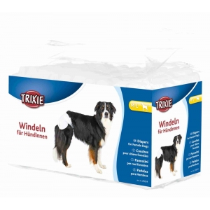 Diapers for female dogs, M–L: 36–52 cm, 12 pcs.