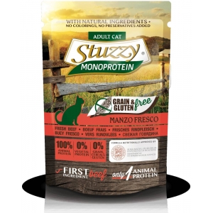 STUZZY Cat Grain Free Monoprotein 85 gr. Pouch Beef
