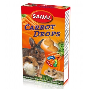 SANAL när. Carrot Drops/tropsid porgandiga 45g.
