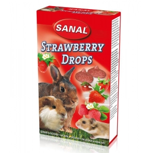 SANAL RODENTS Strawberry Drops 45g