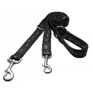 Rogz Alpinist Large 20mm K2 Multi-Purpose Dog Lead, Black Rogz Design