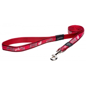 Jalutusrihm Beach Bum Red Rogz Bone 20mm/1,4m