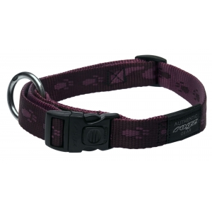 Rogz Alpinist Large 20mm K2 Dog Collar, Purple Rogz Design