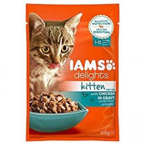 IAMS kons-85g Delight Tuna&Herring in Jelly