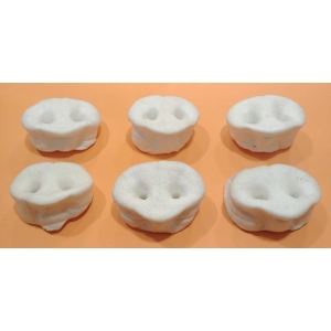 Pig noses white 5tk