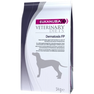 EUKANUBA Veterinary Diets dry dog food (kibble) to support dogs with Dermatosis FP 5 kg
