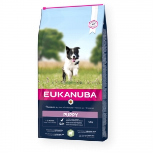 EUKANUBA Puppy lambaliha ja riisiga väikestele ja keskmistele koertele 12 kg