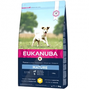 EUKANUBA Mature kanalihaga väikestele koertele 3 kg