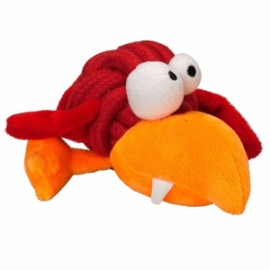 BOBBLE GIANT, KNOTPLUSH 10cm red