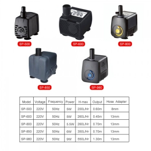 Akv.pump 'SP-800' 5.5W 250 l/h