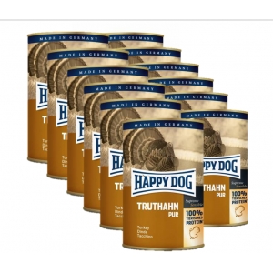 Happy Dog Single Protein (100% kalkun) - 12x400 gr