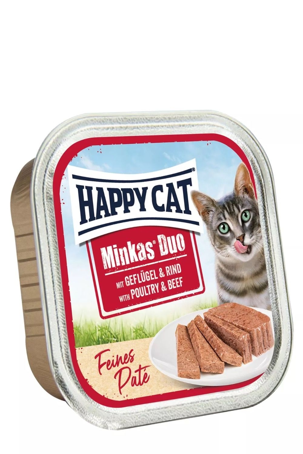 Happy Cat Duo Menu Geflügel & Rind 16x100g