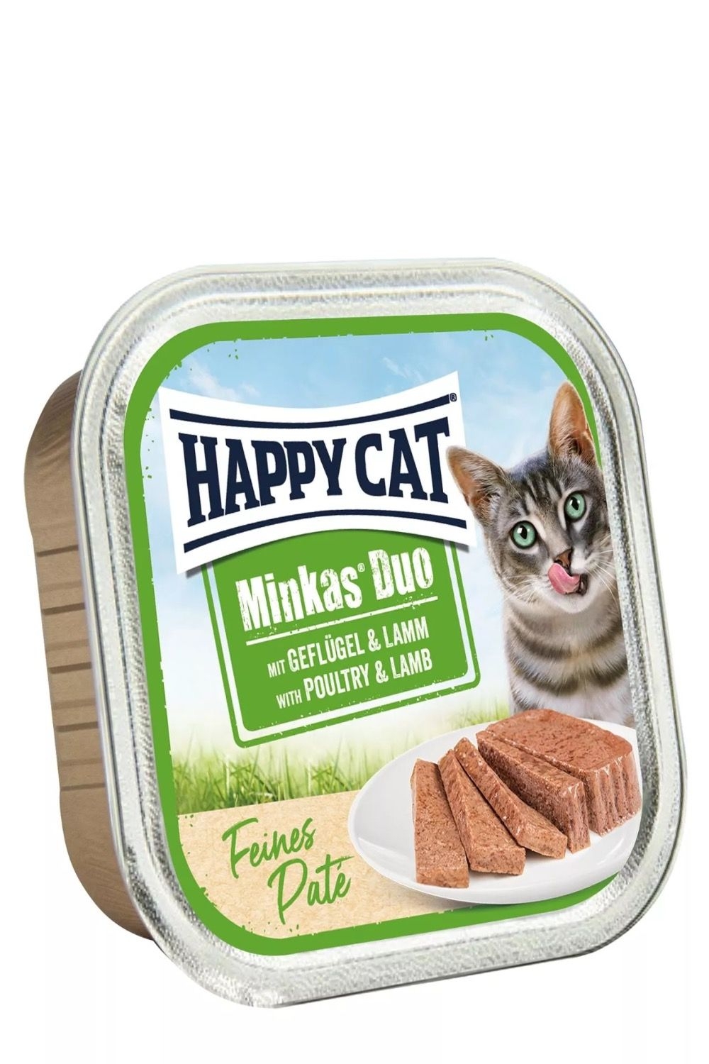 Happy Cat Duo Menu  Geflügel & Lamm 16x100g