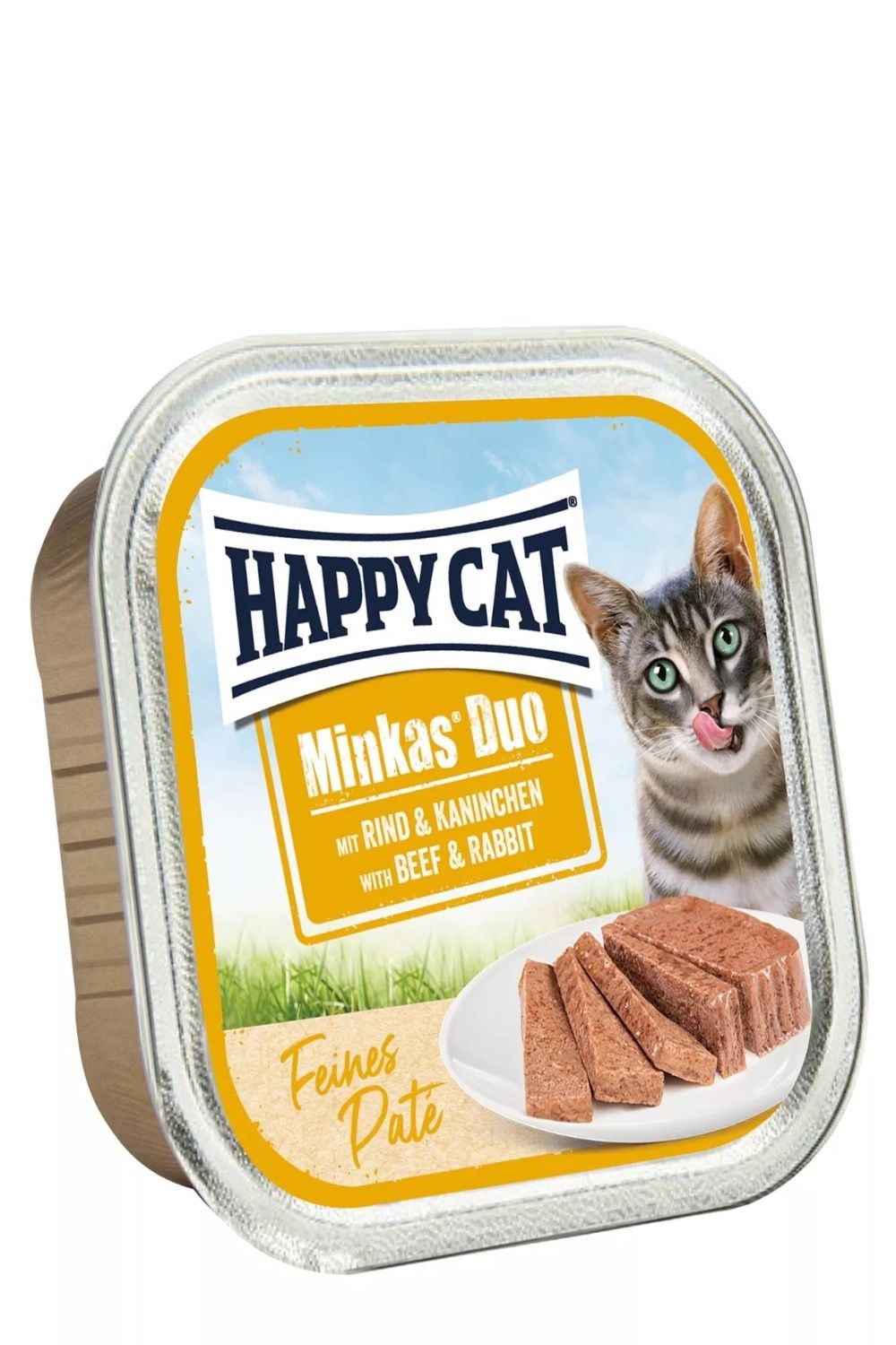 Happy Cat Duo Menu Rind & Kaninchen 16x100g