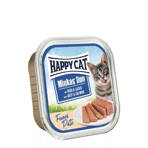 Happy Cat Duo Menu Rind & Dorsch 16x100g