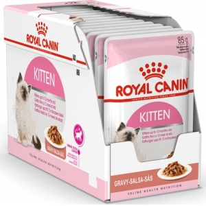 Royal Canin FHN Kitten Instinctive in Gravy 85g x 12 tk