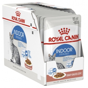 Royal Canin Sterilised Indoor WET in Gravy 85g x 12 tk