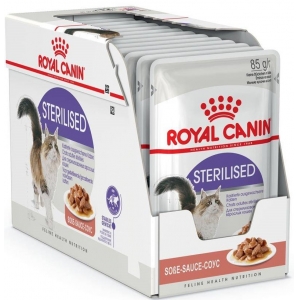 Royal Canin FHN Sterilised In Gravy 85g x 12 tk