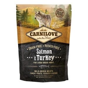 CarniLove Salmon & Turkey for Large Breed Adult koeratoit 1,5 kg