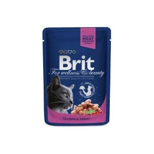 Brit Premium Salmon &  Trout einekotike kassidele 100g