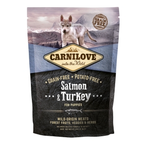 CarniLove Salmon & Turkey for Puppies koeratoit 1,5 kg