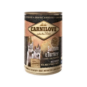 CarniLove Salmon &  Turkey konserv kutsikatele 400g