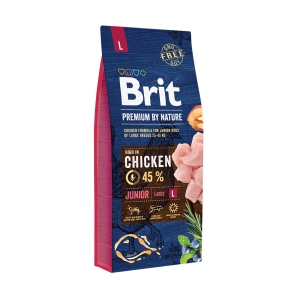 Brit Premium by Nature Junior L koeratoit 15 kg