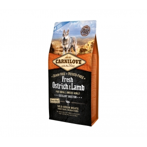 CarniLove Fresh Small Adult Ostrich & Lamb koeratoit 6 kg