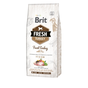 Brit Fresh Turkey &  Pea Adult Fit &  Slim koeratoit 12 kg