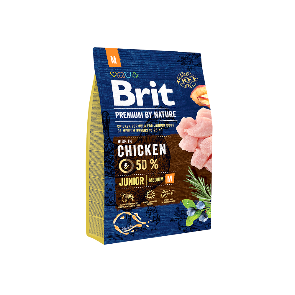 Brit Premium by Nature Junior M koeratoit 3 kg